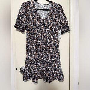 Luxology Flower Print Dress